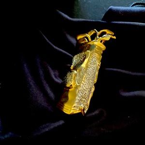 For the lady golfer!  Gold pin,  bag and clubs